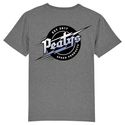 Peaty's Pubwear tričko lightning/mid-heather grey