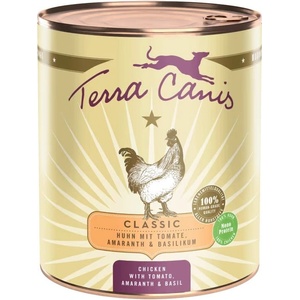 Terra Canis Пиле с домати, амарант и босилек 800 г