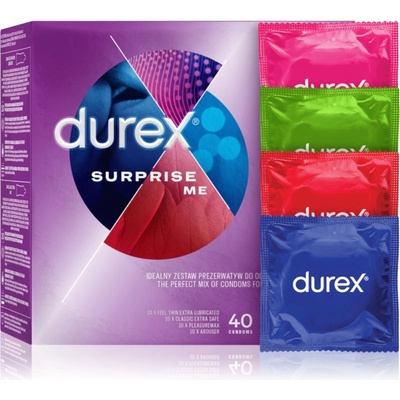 Durex Surprise Me презервативи смес 40 бр