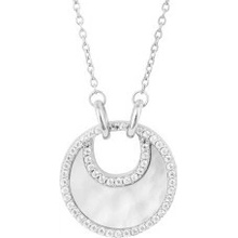 Fiorelli silver Strieborný náhrdelník N4571W