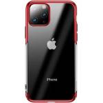 Baseus Калъф за Apple iPhone 11 Pro Max, поликарбонатов, Baseus Glitter WIAPIPH65S-DW09, червен (WIAPIPH65S-DW09)