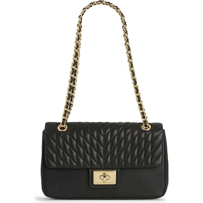 Karl Lagerfeld Paris Agyness Large Shoulder Bag Black Gold – Hledejceny.cz