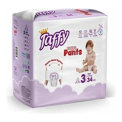 Nappy Taffy Pants 3 MIDI 4-9 kg 34ks