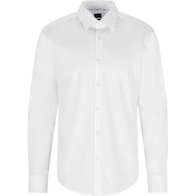 HUGO BOSS Men's H-JOE-Kent Shirt Impeccable Tailoring - White 100
