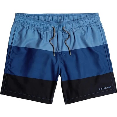 G-STAR Бански гащета G-Star Dirik Color Block swimming shorts - Blue (Dutch Blue Color Block)