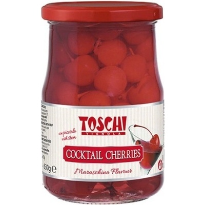 Toschi Koktailové čerešne červené 630 g