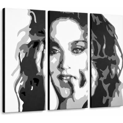 Ručne maľovaný POP Art obraz MADONNA - 150x100 cm