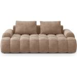 Cosmopolitan Design Светлокафяв кадифен диван 200 cm Linz - Cosmopolitan Design (COS_3S_120_F1_LINZ2)