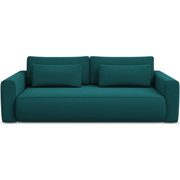 makamii Тюркоазен кадифен разтегателен диван с място за съхранение 238 cm Kapua - Makamii (KAPUA_3SF_3_P1_C27)