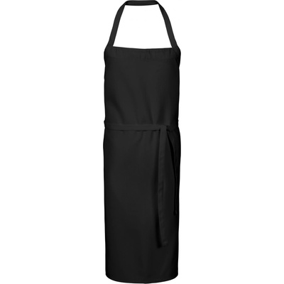 Exner Dlouhá zástěra s laclem EX1394 Black