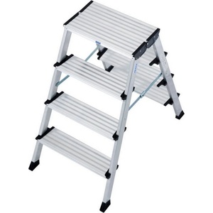 KRAUSE Двустранна стълба със широки Krause Treppo, 2x4, до 125 мм стъпала (06126047) (06126047)