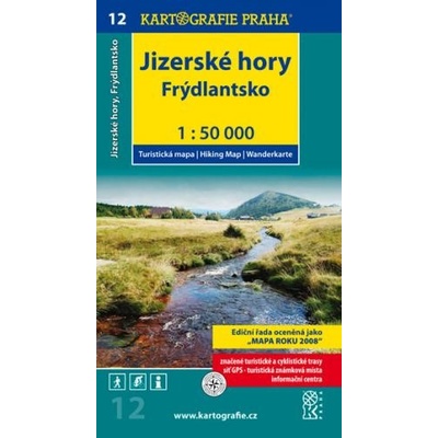 Turistická mapa č. 12 Jizerské hory Frýdlantsko 1 : 50 tis.