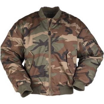 Bunda Mil-tec letecká MA-1 bombera woodland US