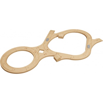 Playtive Doplňky k železnici autodrázedoplňková sada výhybky