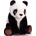 Keel Toys Eкологична плюшена играчка Keel Toys Keeleco - Панда, 18 cm (SE6122)