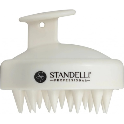 Standelli professional Masážní kartáč na vlasy a vlasovou pokožku bílý