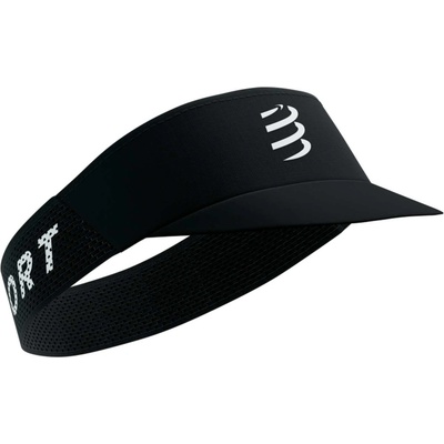 Bežecký šilt Compressport PRO RACING VISOR čiernabiela