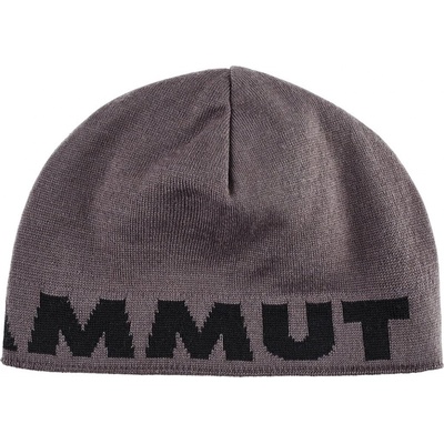 Mammut logo Beanie sivá
