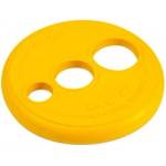 Rogz Medium Yellow - Забавна играчка за кучета - летяща гумена чиния, 23 см. - жълта