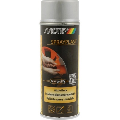 Motip SprayPlast fólia pololesklá v spreji 400 ml strieborná
