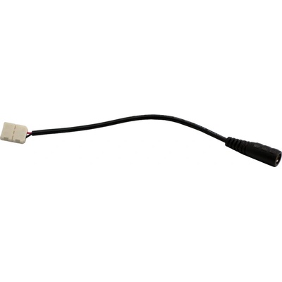 SOLIGHT napájací konektor pre LED pásy 5,5 mm zdierka 10 mm zacvakávací konektor balenie 1ks sáčok WM86