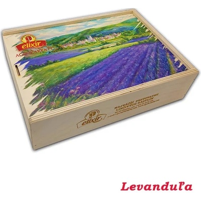 Agrokarpaty Stromček typ levanduľa drevená čajová kazeta 60 x 1,5 g