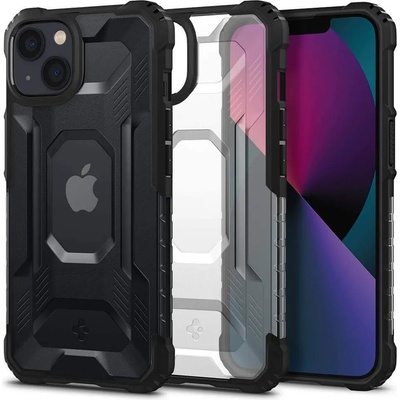 Spigen Nitro Force Case - хибриден кейс с най-висока степен на защита за iPhone 13 (черен)