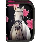 PASO Пълен Несесер твърди корици PASO - Horse & Roses