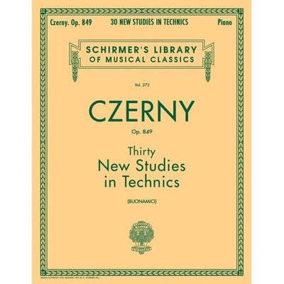 Thirty New Studies In Technics Op. 849 pre klavír