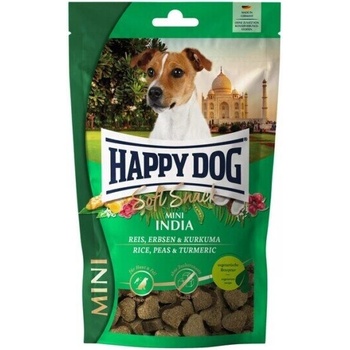 Happy Dog Soft Snack Mini India лакомство бисквитки за кучета с ориз, грах и куркума 100gr