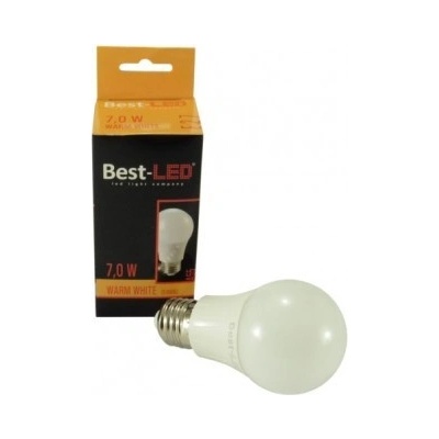 Best-LED LED žárovka E27, 7W 50W , teplá bílá 90BA557W