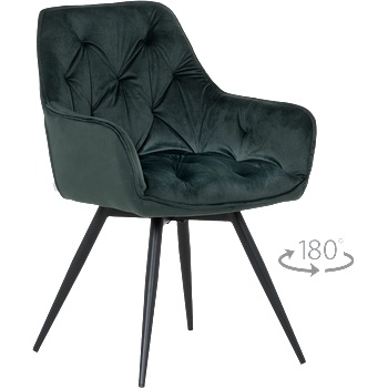 Carmen Трапезен стол latina premium - зелен