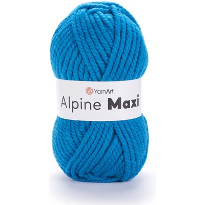 Yarn Art příze Alpine Maxi 671 modrý tyrkys