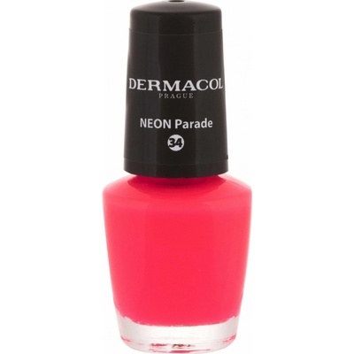 Dermacol Neon Aqua Blu lak na nechty 37 5 ml