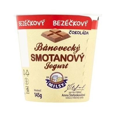 Milsy Bánovecký smotanový jogurt čokoláda 145 g