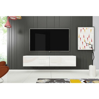 P & B NÍZKA , biela s vysokým leskom, 140/30/33 cm - Obývacie zostavy - 002778000604