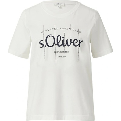 s.Oliver dámské triko 2170089 02D0 Bílá