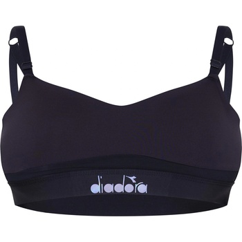 Diadora Women's Non Wired Medium Impact Sports Bra - Black