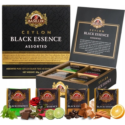 Basilur Black Essence Assorted 40 gastro vreciek