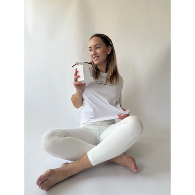 Simply us tričko Sim Fashion krátke Biela