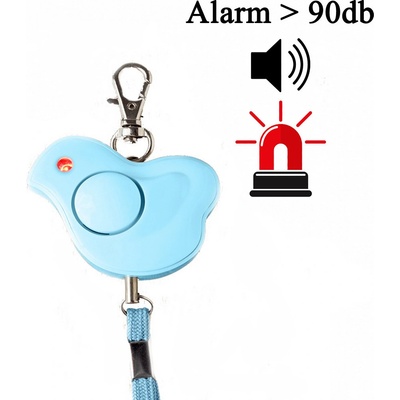 Přívěsek na klíče Mini alarm osobní přenosný dětský kačenka s hlasitostí až 100dB