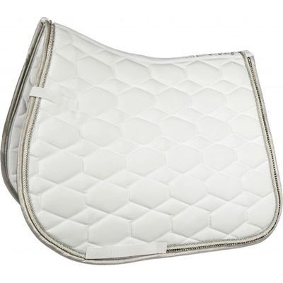 HKM Podsedlová dečka Crystal Fashion bílá