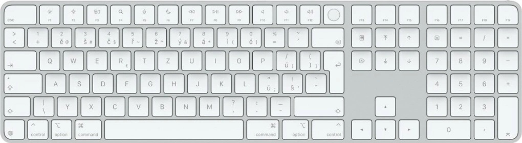 Apple Magic Keyboard 2024 with Touch ID and Numeric Keypad MXK73SL