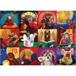 EUROGRAPHICS - Puzzle Chinese Calendar - 1 000 piese