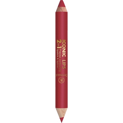 Dermacol Iconic Lips 2v1 rúž a kontúrovacia ceruzka 05 10 g