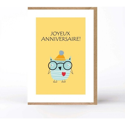 20330 PŘÁNÍ S OBÁLKOU / JOYEUX ANNIVERSAIRE!