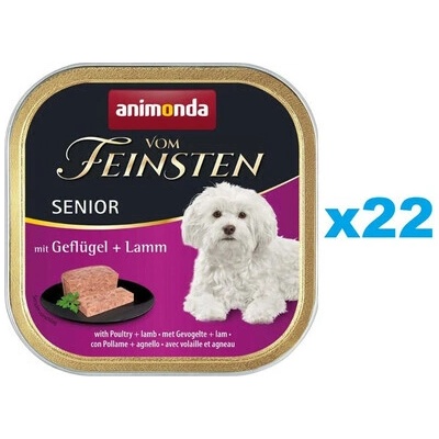 Animonda vom Feinsten Senior hydina a jahňacie 22 x 150 g