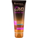Samoopalovací přípravky Rimmel Sun Shimmer Instant Tan Shimmer medium shimmer 125 ml