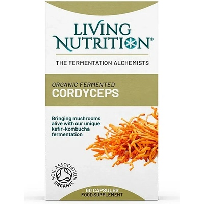 Living Nutrition Fermentovaný cordyceps 60 kapslí