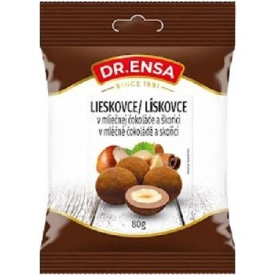 Dr. Ensa lísková jádra v mléčné čokoládě a skořici 80 g